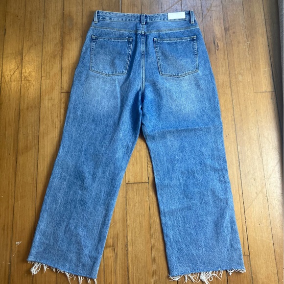 ZGY Denim Super High Rise Straight Relaxed Crop 31 - Picture 8 of 9